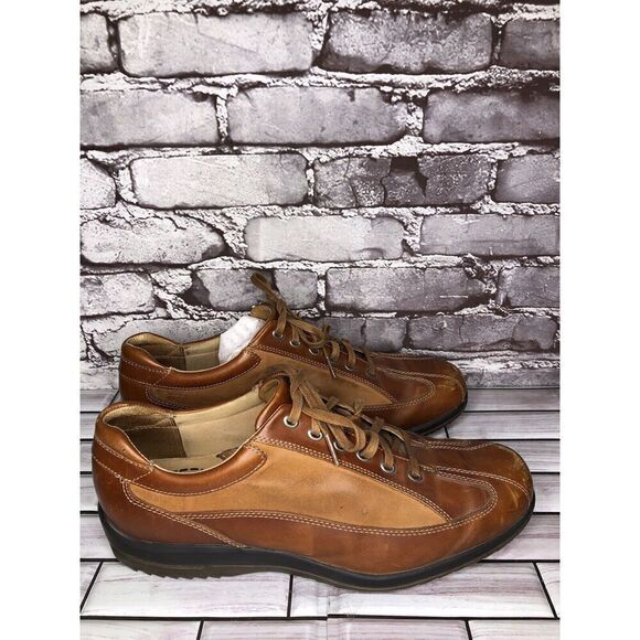 Rockport Powered by DMX Brown Leather Bicycle Toe Shoes Men’s Sz 11.5M US/45EU - Picture 7 of 16